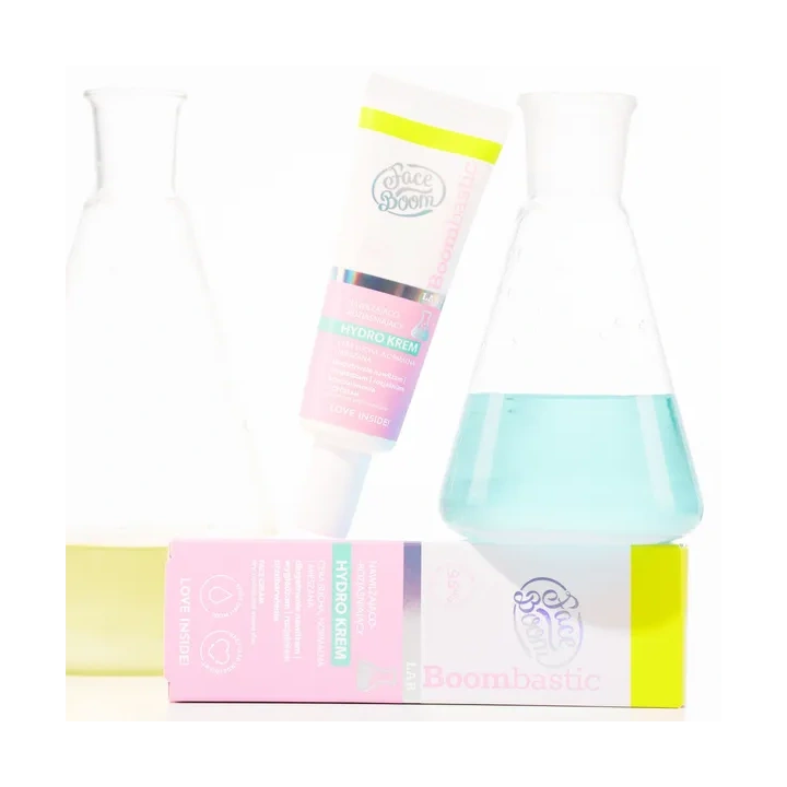 FACEBOOM Bombastic Lab hydro krem do twarzy nawilżająco-rozjaśniający 50ml