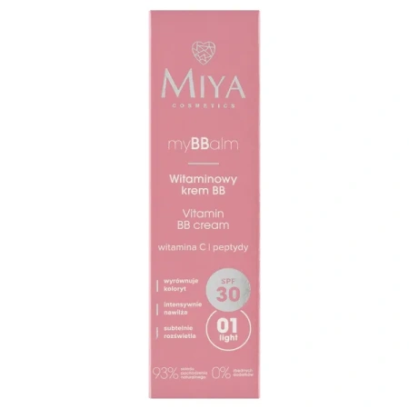 MIYA myBBalm witaminowy krem do twarzy nawilżająca 01 SPF30 30ml