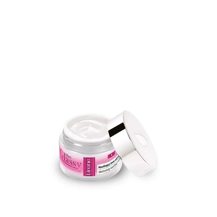 LIRENE Effect Glassy nawilżający krem do twarzy odżywczy SPF50 50ml 
