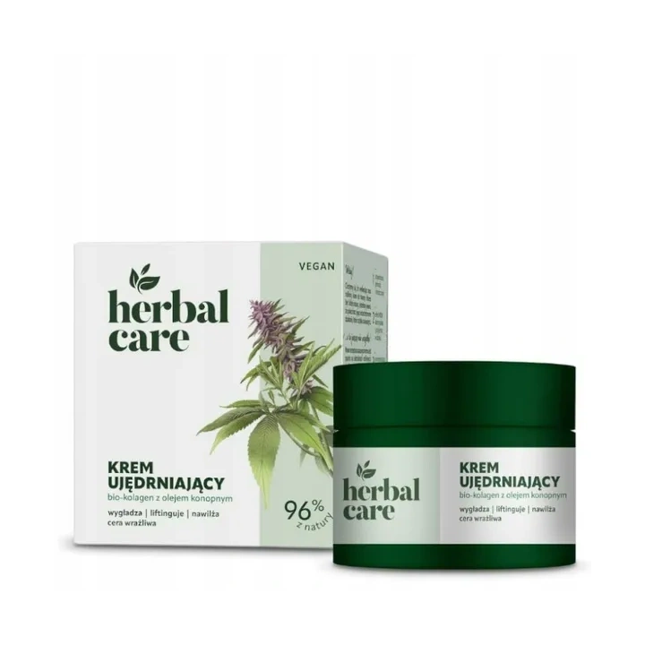 FARMONA Herbal Care Vegan krem do twarzy ujędrniający Bio-kolagen Olej konopny 50ml 