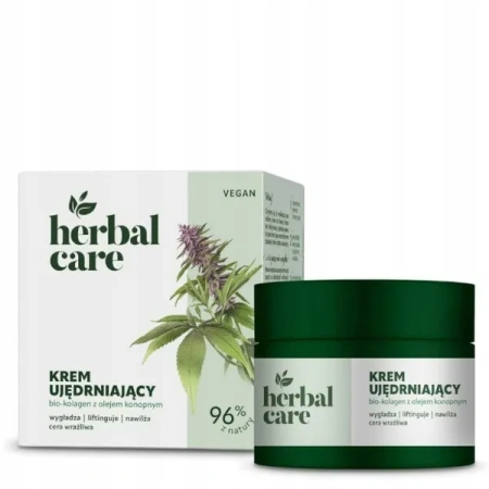 FARMONA Herbal Care Vegan krem do twarzy ujędrniający Bio-kolagen Olej konopny 50ml 