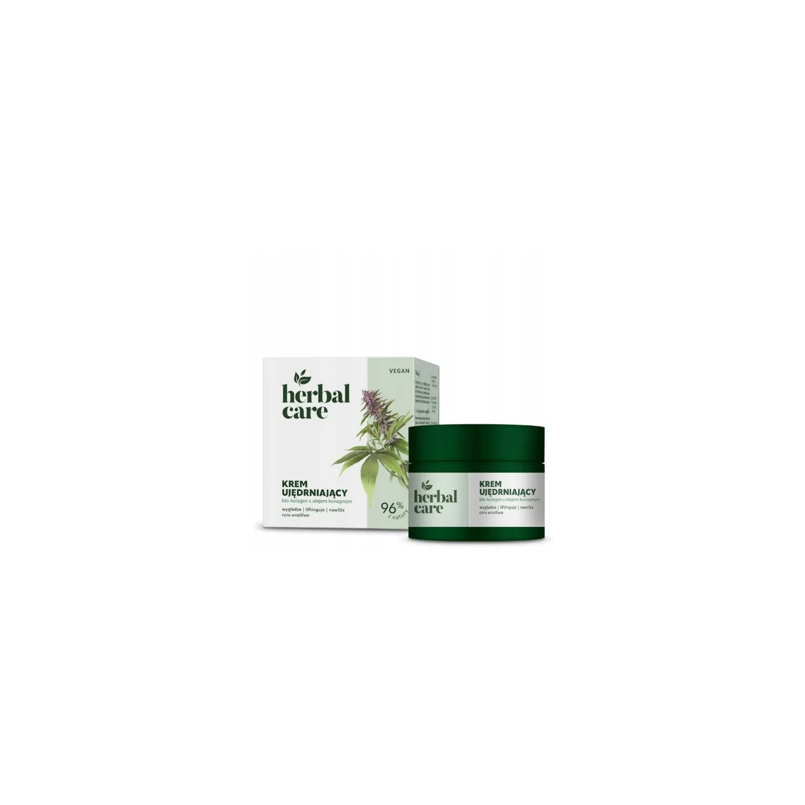 FARMONA Herbal Care Vegan krem do twarzy ujędrniający Bio-kolagen Olej konopny 50ml 