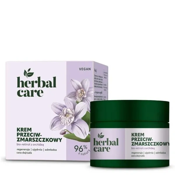 FARMONA Herbal Care Vegan krem do twarzy przeciwzmarszkowy Bio-retinol Orchidea 50ml 