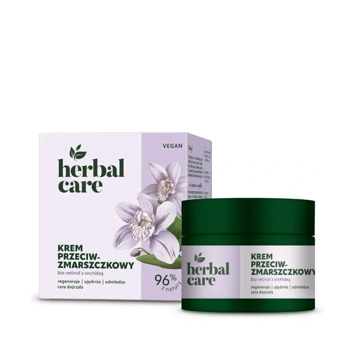 FARMONA Herbal Care Vegan krem do twarzy przeciwzmarszkowy Bio-retinol Orchidea 50ml 