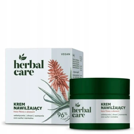 FARMONA Herbal Care Vegan krem do twarzy nawilżający Kwas fitowy Aloes 50ml 