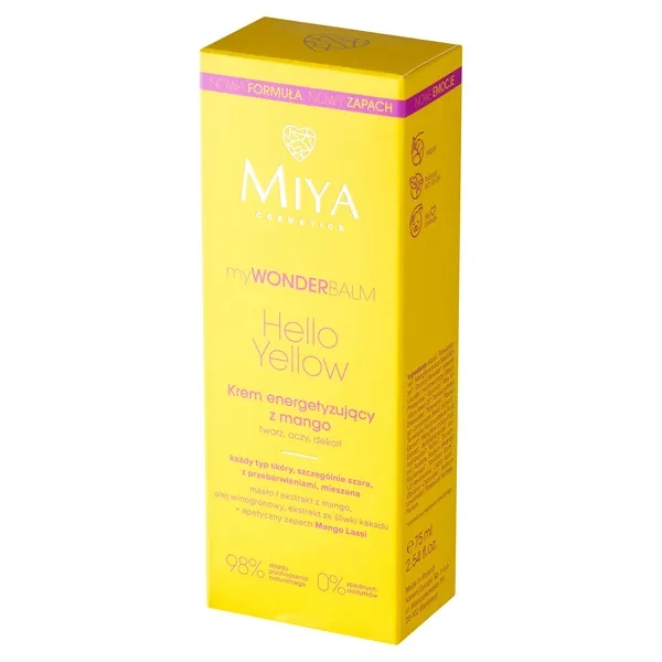 MIYA Mywonderbalm krem do twarzy energetyzujący z mango Hello Yello 75ml 