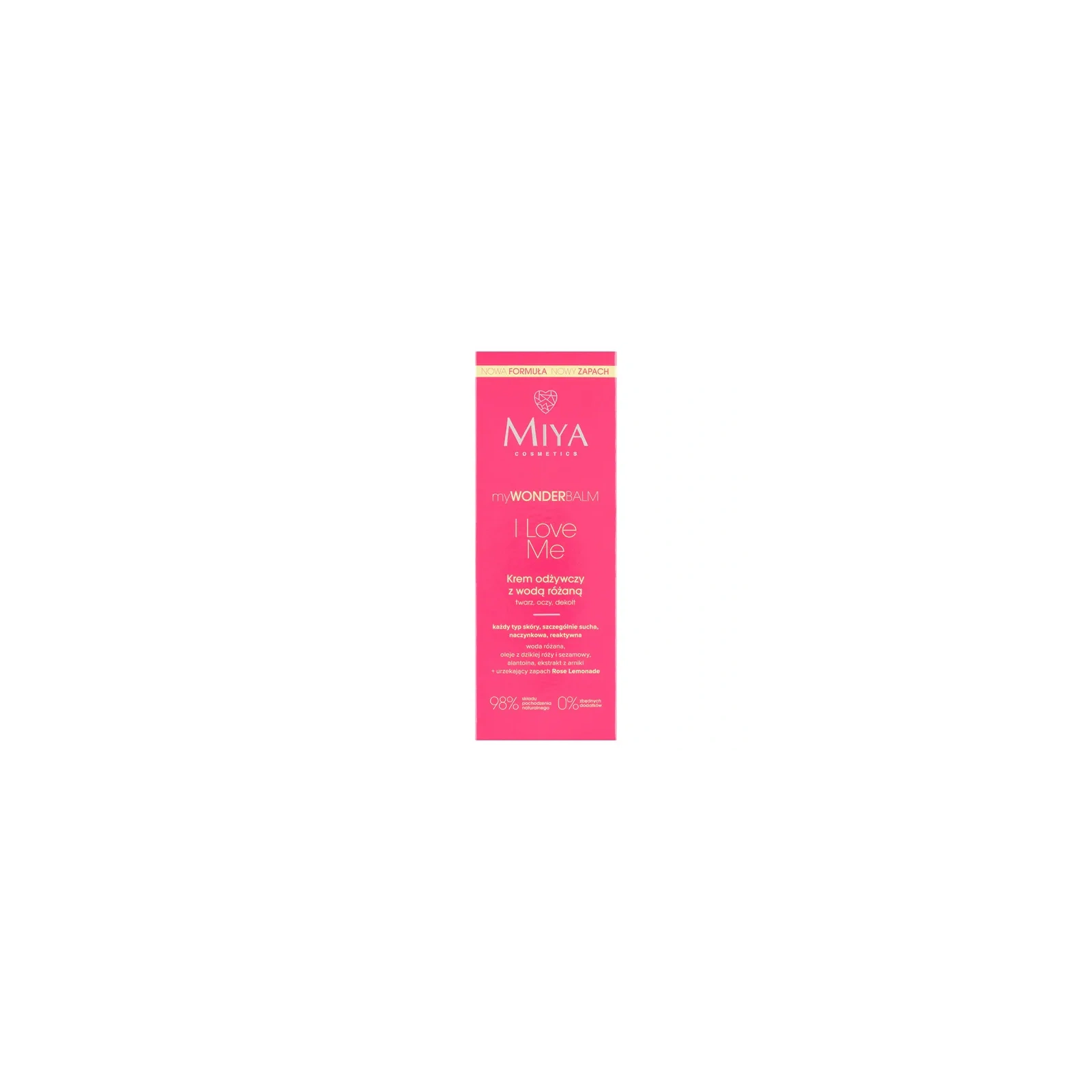 MIYA Mywonderbalm krem do twarzy odżywczy z wodą różaną I Love Me 75ml 