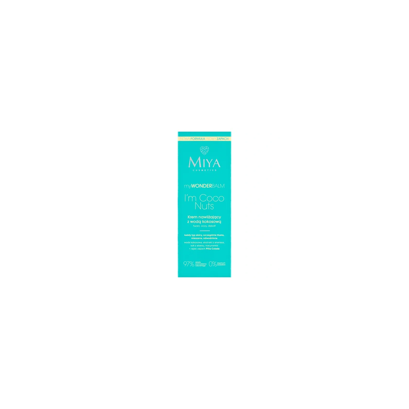 MIYA MyWonderBalm krem do twarzy nawilżający z wodą kokosową I’m Coco Nuts 75ml