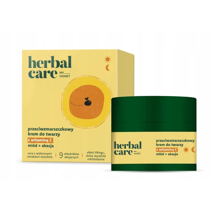 FARMONA Herbal Care My Honey krem do twarzy przeciwzmarszczkowy z witaminą C 50ml