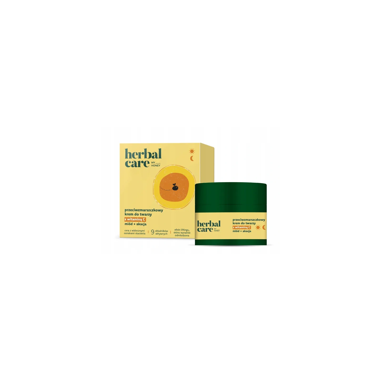 FARMONA Herbal Care My Honey krem do twarzy przeciwzmarszczkowy z witaminą C 50ml