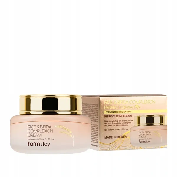 Farmstay FARMSTAY Rice &amp; Bifida krem do twarzy nawilżająco odżywczy 55ml — Składniki i ocena