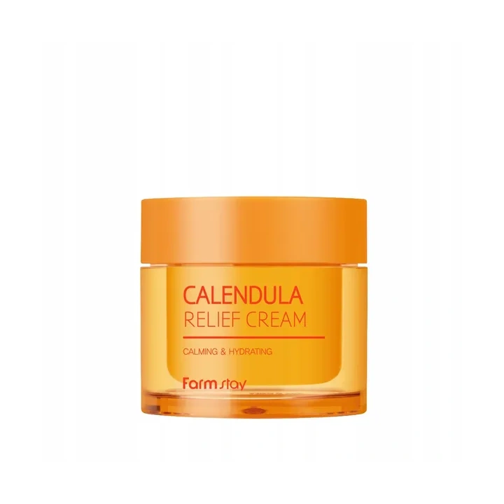 FARMSTAY Calendula Relief krem do twarzy łagodzący z nagietkiem 80ml 