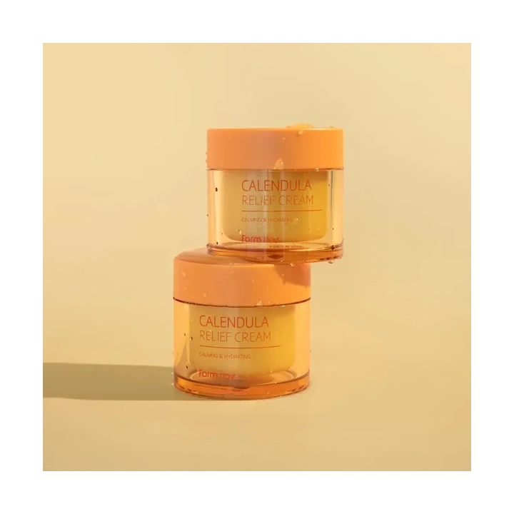 FARMSTAY Calendula Relief krem do twarzy łagodzący z nagietkiem 80ml 