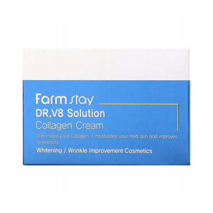 FARMSTAY Dr.v8 Solution krem do twarzy Kolagenowy 50g 