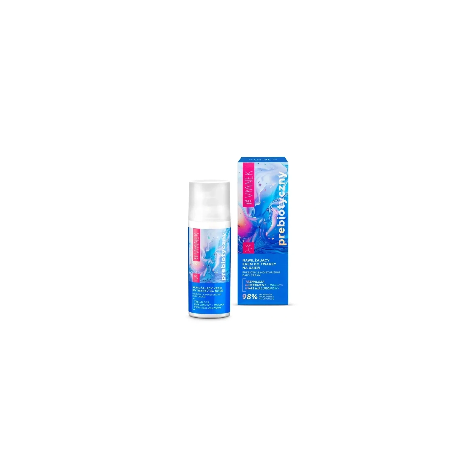 SYLVECO Vianek Prebiotyczny krem do twarzy na dzień nawilżający 50ml 