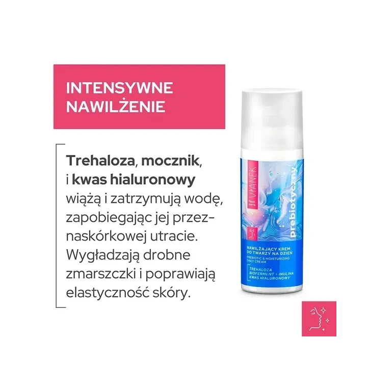 SYLVECO Vianek Prebiotyczny krem do twarzy na dzień nawilżający 50ml 