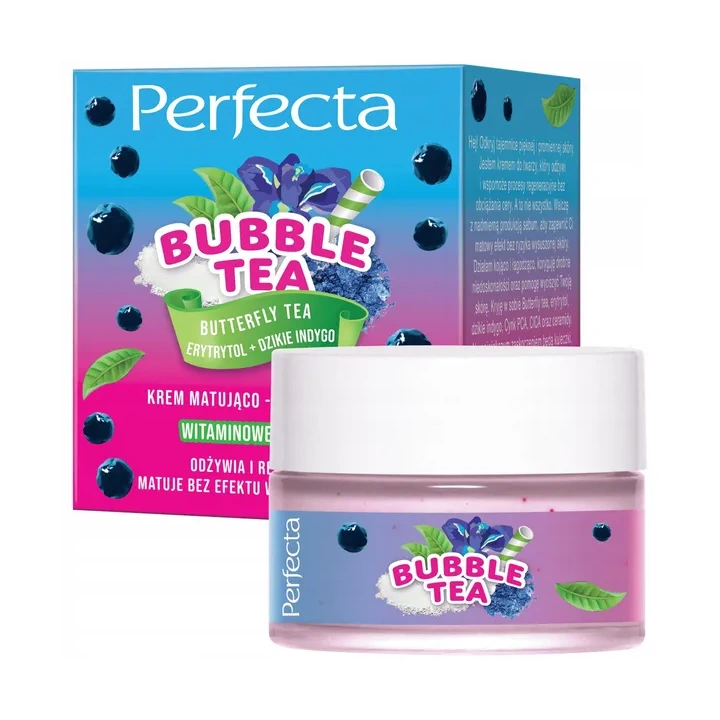DAX Perfecta Bubble Tea krem do twarzy matująco regenerujący 50ml