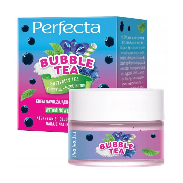 DAX Perfecta Bubble Tea krem do twarzy nawilżająco rozświetlający 50ml