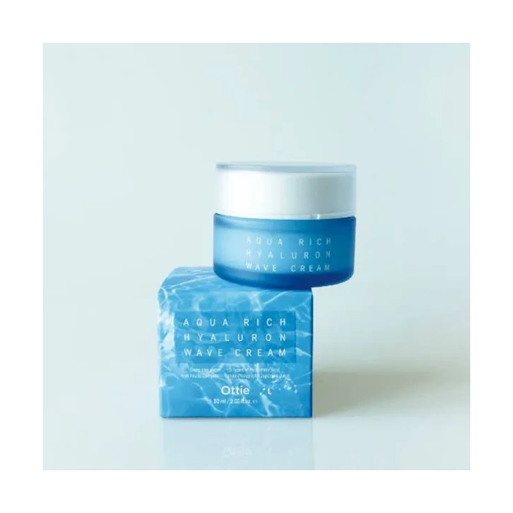 OTTIE Aqua Rich Hyaluron krem do twarzy intensywnie nawilżający 60ml 
