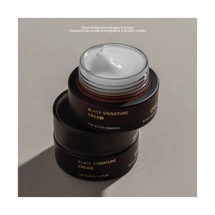 OTTIE Black Signature krem do twarzy ze śluzem ślimaka 50ml 