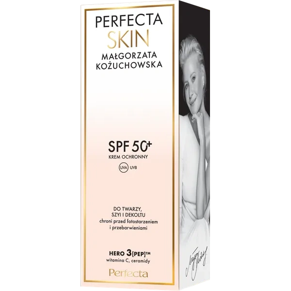 DAX Perfecta Skin Małgorzata Kożuchowska krem do twarzy ochronny SPF50+ 40ml 