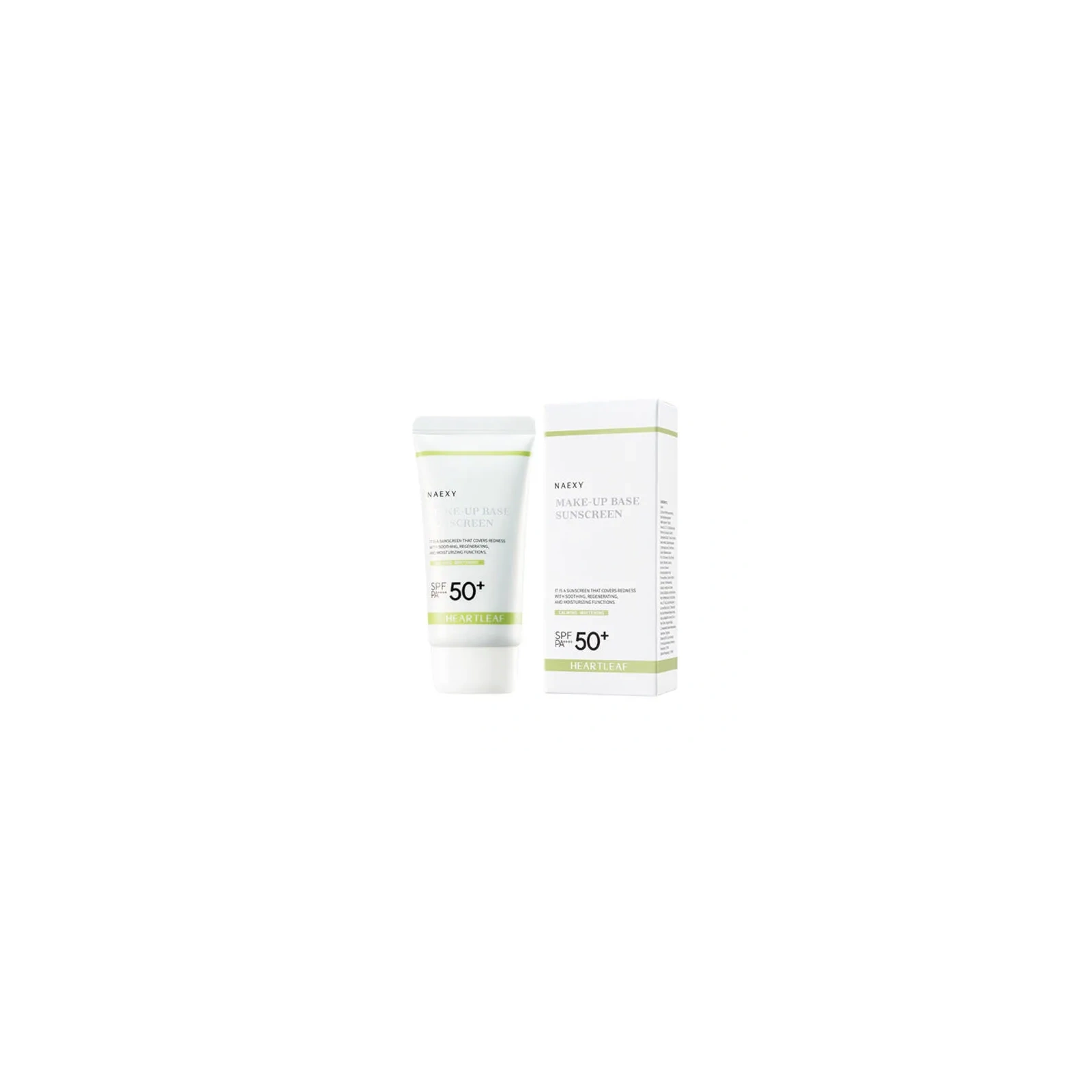 NAEXY Heartleaf Make-up Base Sunscreen krem do twarzy ochronny SPF50+ 70ml