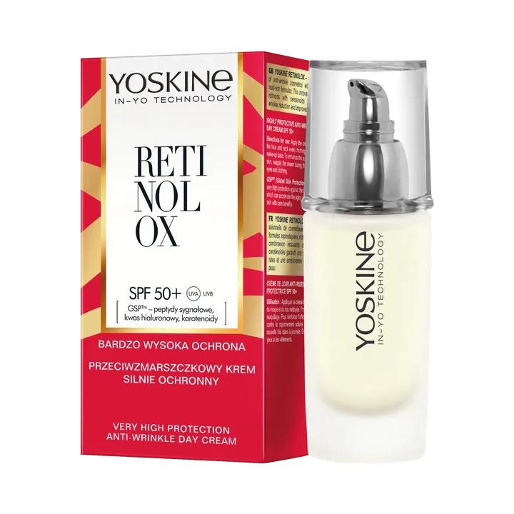 DAX Yoskine RetinolX krem do twarzy przeciwzmarszczkowy SPF50+ 30ml
