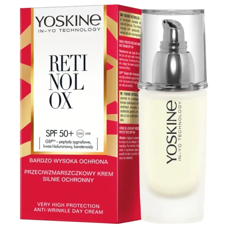 DAX Yoskine RetinolX krem do twarzy przeciwzmarszczkowy SPF50+ 30ml