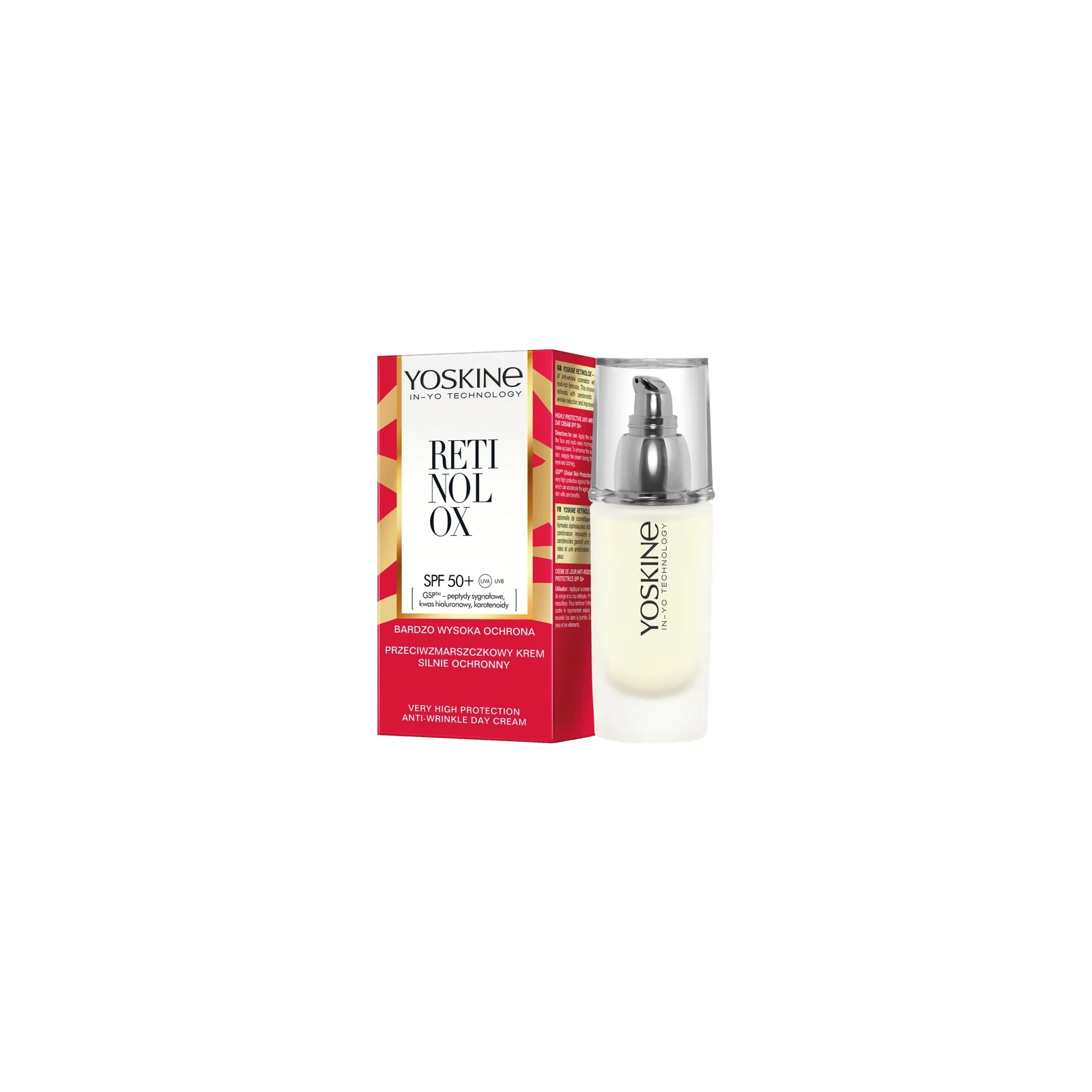 DAX Yoskine RetinolX krem do twarzy przeciwzmarszczkowy SPF50+ 30ml
