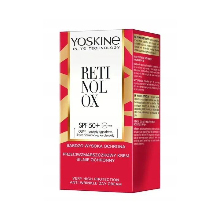 DAX Yoskine RetinolX krem do twarzy przeciwzmarszczkowy SPF50+ 30ml