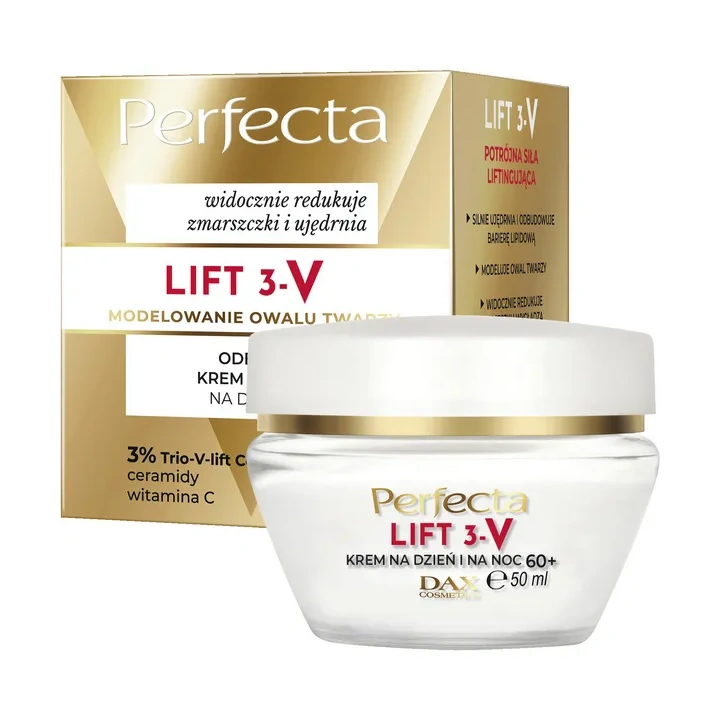DAX Perfecta Lift 3-V krem do twarzy odbudowujący 60+ 50ml