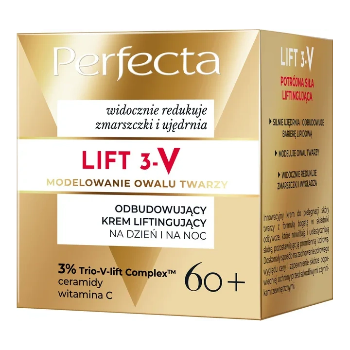 DAX Perfecta Lift 3-V krem do twarzy odbudowujący 60+ 50ml