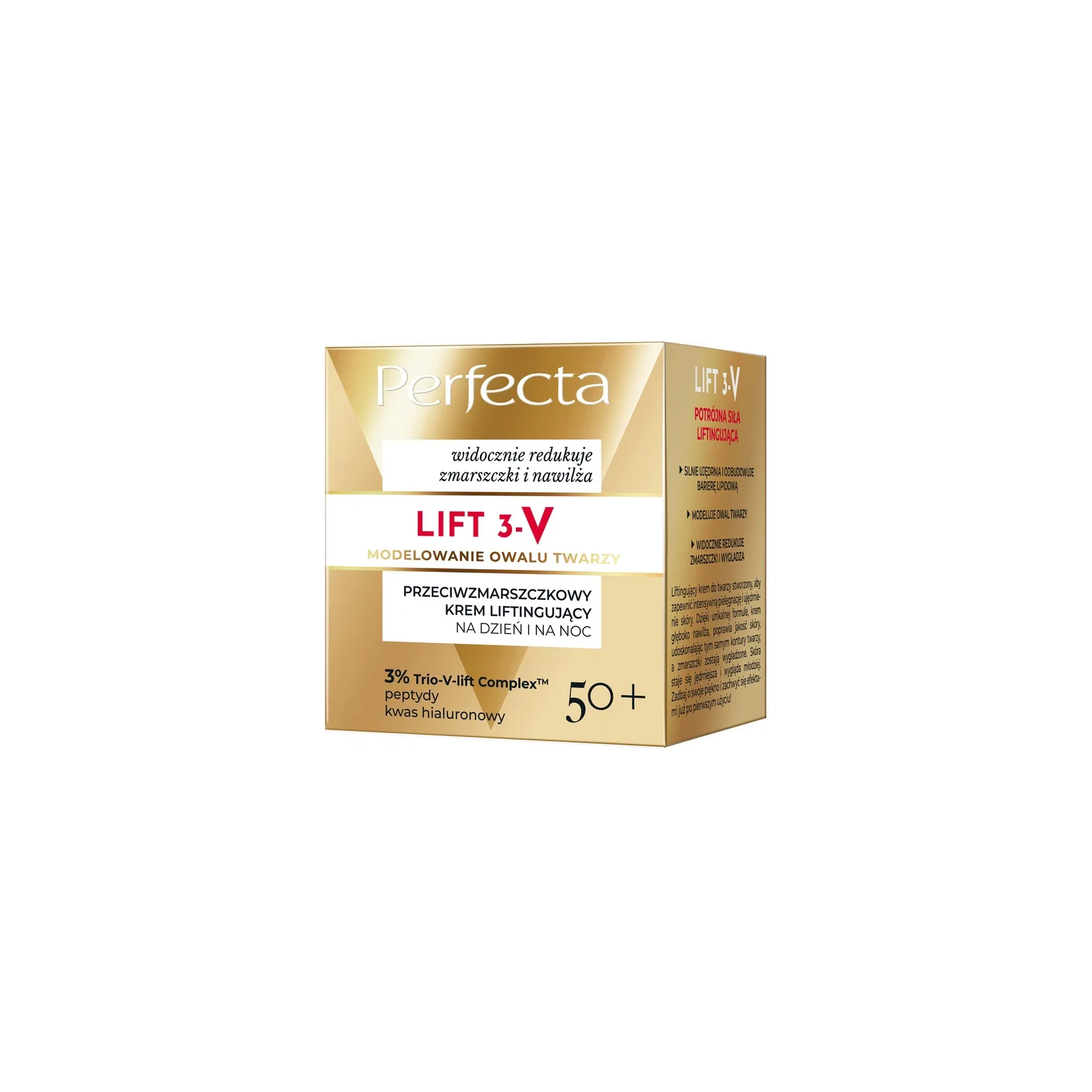 DAX Perfecta Lift 3-V krem do twarzy przeciwzmarszczkowy 50+ 50ml 