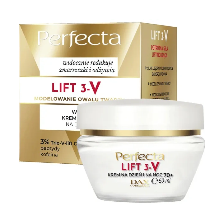 DAX Perfecta Lift 3-V krem do twarzy wygładzający 70+ 50ml 