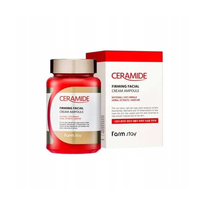 FARMSTAY Ceramide Firming Facial krem do twarzy w ampułce Ujędrniający 250ml