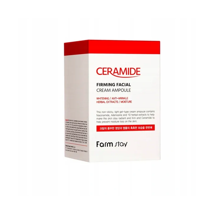 FARMSTAY Ceramide Firming Facial krem do twarzy w ampułce Ujędrniający 250ml