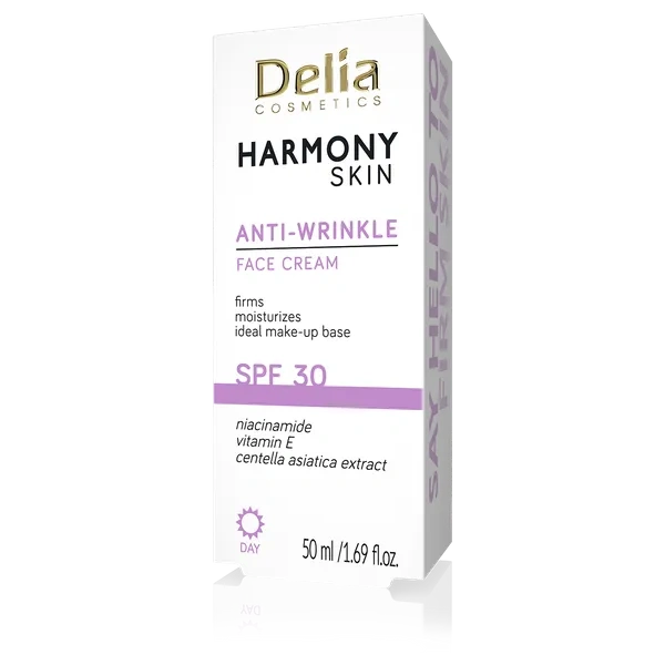 DELIA Harmony Skin krem do twarzy przeciwzmarszczkowy SPF30 50ml 