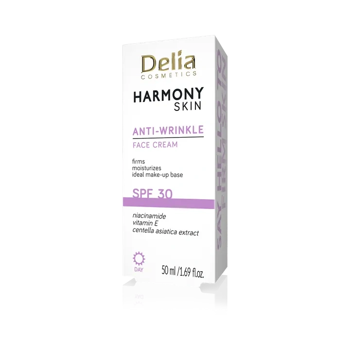 DELIA Harmony Skin krem do twarzy przeciwzmarszczkowy SPF30 50ml 