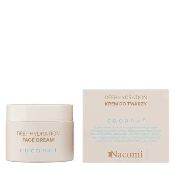 Nacomi NACOMI Deep Hydration Coconut krem do twarzy głęboko nawilżający 40ml