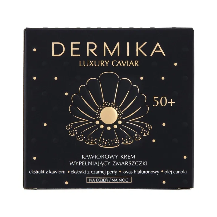 DERMIKA Luxury Caviar krem do twarzy wypełniający zmarszczki 50+ 50ml 