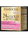 DAX Perfecta 24k Gold & Rose Oil krem do twarzy dzień/noc przeciwzmarszczkowy 80+ 50ml