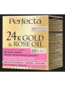 DAX Perfecta 24k Gold & Rose Oil krem do twarzy dzień/noc przeciwzmarszczkowy 60+ 50ml 