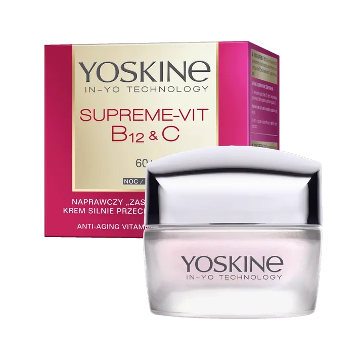 DAX Yoskine Supreme Vit B12 & C krem do twarzy na noc 60+ 50ml