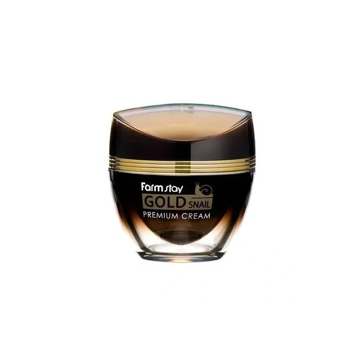 FARMSTAY Gold Snail krem do twarzy ze śluzem ślimaka i złotem 50ml