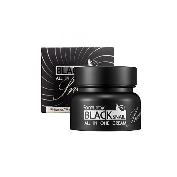 FARMSTAY Black Snail krem do twarzy ze śluzem ślimaka All In One 100ml