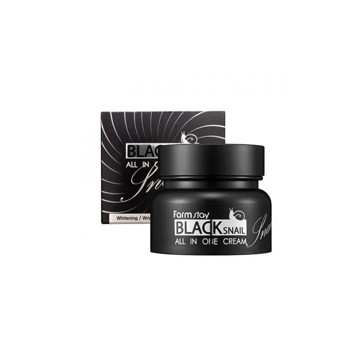 FARMSTAY Black Snail krem do twarzy ze śluzem ślimaka All In One 100ml
