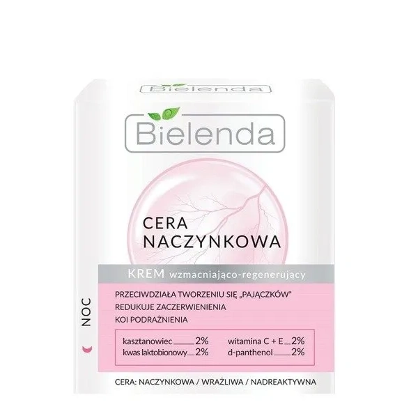 Bielenda BIELENDA Cera Naczynkowa krem do twarzy wzmacniająco-regenerujący 50ml