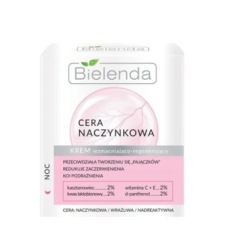 BIELENDA Cera Naczynkowa krem do twarzy wzmacniająco-regenerujący 50ml