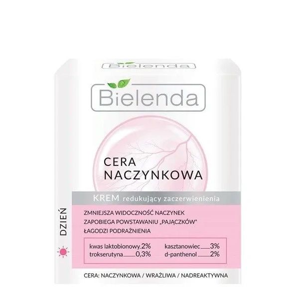 BIELENDA Cera Naczynkowa krem do twarzy redukujący zaczerwienienia 50ml