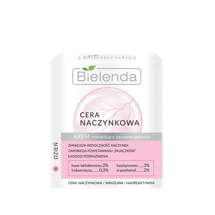 BIELENDA Cera Naczynkowa krem do twarzy redukujący zaczerwienienia 50ml